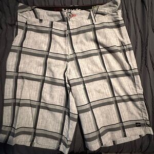 Mike knew Tony Hawke long under the knee shorts